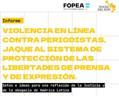 Informe sobre violencia en línea.